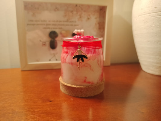 O Mimo Perfeito: Vela de Lavanda em Vermelho Paixão ❤️🌿