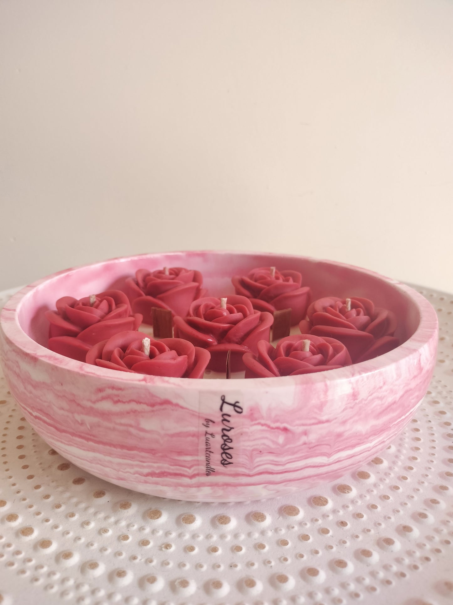 Luroses- Vela Majestosa com 7 Rosas